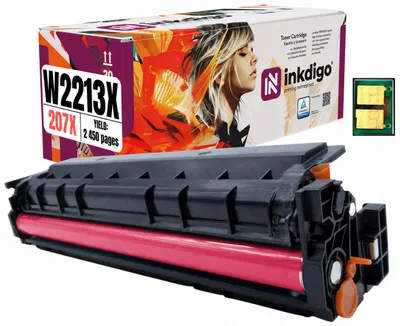Produktbild von Inkdigo Toner W2213X für HP Color LaserJet Pro MFP M282nw, M283cdw, M283fdn, M283fdw – Magenta, 2450 Seiten,, KI-generiertes Bild
