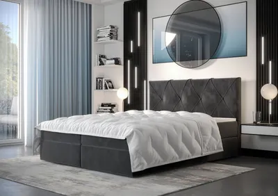 Obrázok produktu pre Hotelová posteľ LILIEN - 180x200, šedá