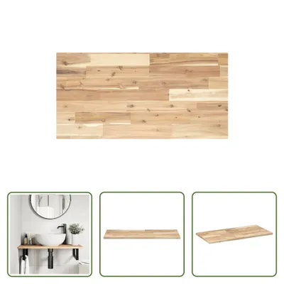 Obrázek produktu pro The Living Store Umyvadlová deska neošetřená 100x40x2 cm z masivního dřeva akácie