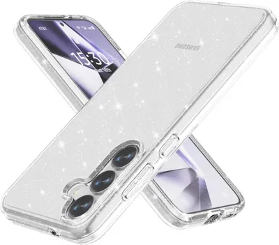 Produktbild von Samsung Galaxy S25 Hülle - Coverup Glitzer TPU Back Cover - Transparent