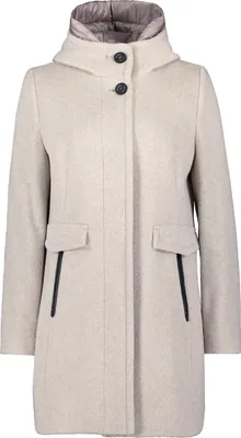 Produktbild von Gil Bret Damen Wolljacke tailliert mit fester Kapuze, gefüttert, Langarm, 87 cm Gesamtlänge