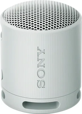 Produktbild von Sony SRS-XB100, Kabellos, A2DP, HFP, AAC, AVRCP, SBC, USB Typ-C, Tragbarer Mono-Lautsprecher, Grau, Zylinder