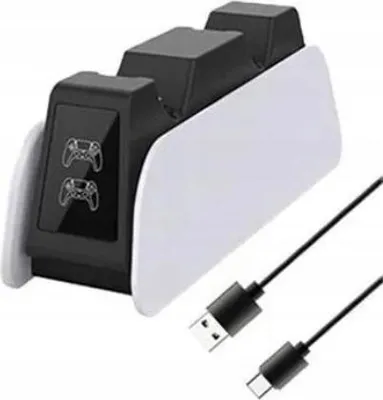 Zdjęcie produktu dla Podwójna Ładowarka PG-P5011 stacja dokująca 2PADY PlayStation 5 DualSense