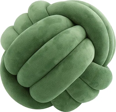 Produktbild von Kissen 27cm Knoten Knot Kissen Knotenkissen Kopfkissen Nordische Einfachheit Kreativität Geknotetes Kissen zierkissen Plüschkissen Cushion Dekor - Aqua