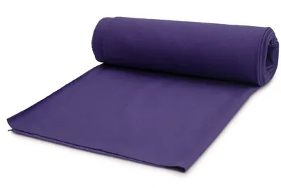 Zdjęcie produktu dla French Terry, bawełniana dzianina dresowa, fioletowa 50 x 185 cm