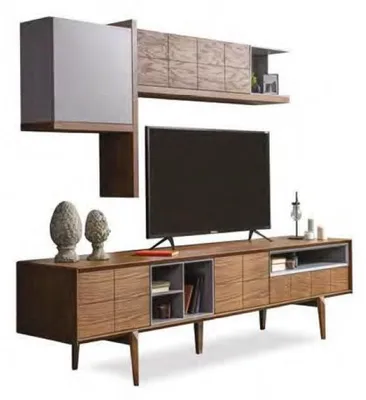 Image de Bois moderne de luxe RTV + armoire murale salon commode console murale