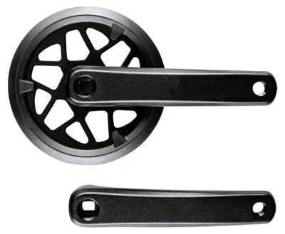 Produktbild von Prowheel Kurbelgarnitur 170 mm 36 Zähne mit Kettenschutz Schwarz, KI-generiertes Bild