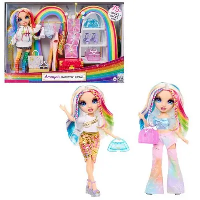 Image de Rainbow High Amaya's Rainbow Closet Playset, Poupée de mode, Femme, 4 an(s), garçon/fille, Multicolore