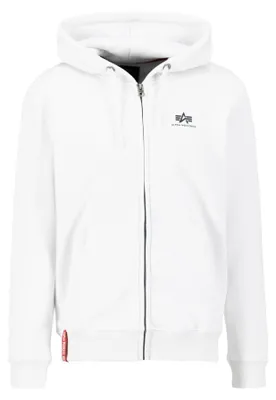 Produktbild von Alpha Industries Basic Zip SL Hoodie für Herren White