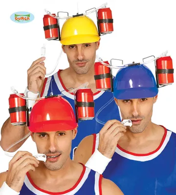 Produktbild von Bierhelm mit Getränkehalterung Trinkhelm