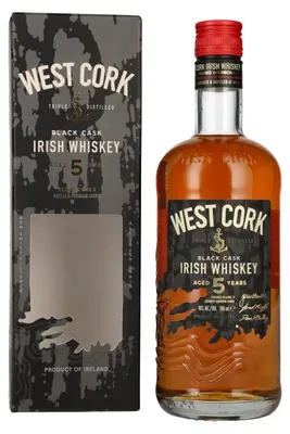 Produktbild von West Cork Black Cask Blended Irish Whiskey 700ml 40% Vol.