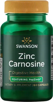 Produktbild von Zink Carnosin - mit PepZinGI 60 Kapseln Swanson Health Products