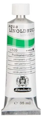 Produktbild von Schmincke aqua-LINOPRINT Linoldruckfarben 35 ml - 520 Permanentgrün