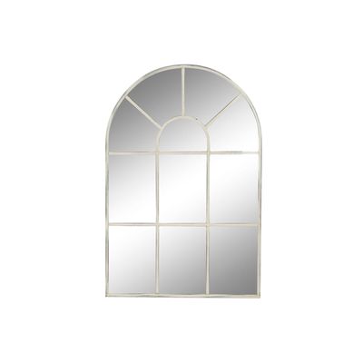Wandspiegel DKD Home Decor 82 x 2,5 x 122 cm Metall Weiß Vintage Fenster