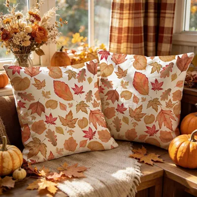 Productafbeelding van Kussensloop met Herfstmotief 40 x 40 cm