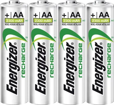 Produktbild von Energizer Recharge Extreme, Wiederaufladbarer Akku, AA, Alkali, 4 Stück(e), 2300 mAh, Karton mit Aufhänger