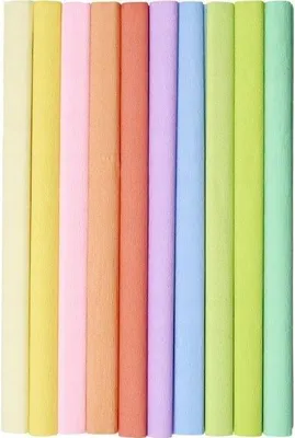 Produktbild von TOPCRA Seidenpapier 50X200 MIX PASTELL (10) 1494