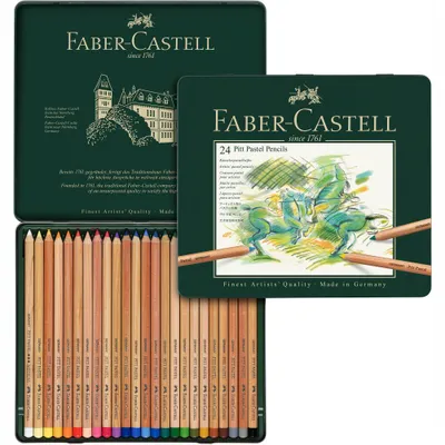 Immagine prodotto di FABER-CASTELL Farbstift Pitt Pastel 24er Metalletui