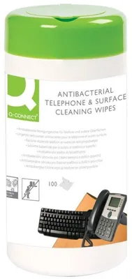 Image de Q-Connect® KF04508 Chiffons de nettoyage - Surfaces en plastique