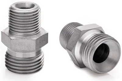 Produktbild von POLBERIS Nippel 3/8'' NPT- 1/2'' BSP aus Stahl