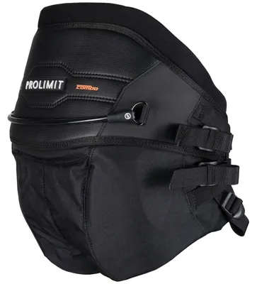Productafbeelding van ProLimit kitesurfsysteem met zitgedeelte, zwart, maat van de neopreenpakken en het trapeze: 48/S