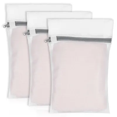 Obrázok produktu pre 3 kusy sieťok do práčky, rozmery 30x40 cm, so zipsom