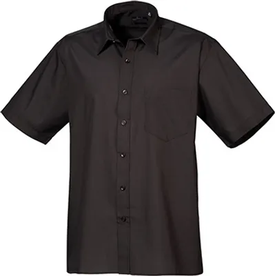 Immagine prodotto di Camicia a maniche corte in popeline da uomo