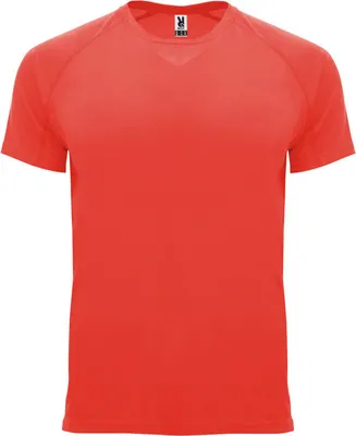 Immagine prodotto di Roly - Maglietta "Bahrain" per bambini - Sport PF4264 (104) (corallo fluorescente)