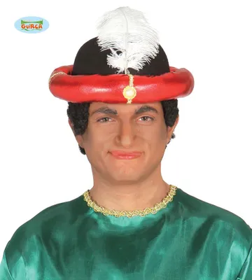 Produktbild von goldener Maharadscha Hut für Herren