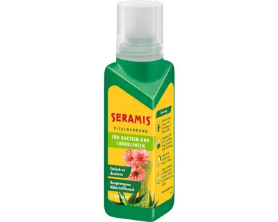 Produktbild von Seramis Vitalnahrung für Kakteen und Sukkulenten 200 ml mineralischer Dünger