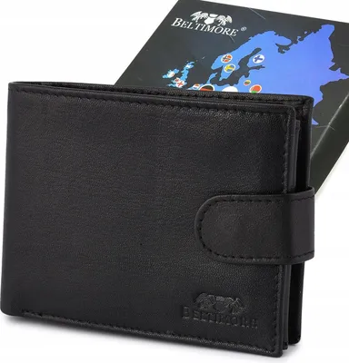 Produktbild von Klassische Herren-Geldbörse aus Leder mit RFID-Schutz Beltimore