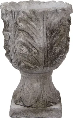 Image de Clayre & Eef Pot de fleurs Ø 16x24 cm Gris Pierre
