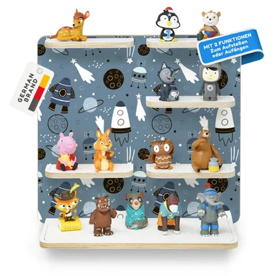 Produktbild von Universum - stadtecken® Erweiterungsregal für Toniebox & Figuren – Wandregal – Ordnung & Aufbewahrung für Tonie-Hörfiguren