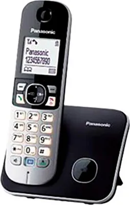 Produktbild von Panasonic KX-TG6811FXB Telefon DECT-Telefon Anrufer-ID Schwarz