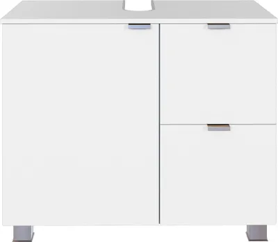 Produktbild von Unterbeckenschrank Unterschrank Waschbeckenschrank Badschrank "Bogota I" Weiß