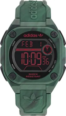 Produktbild von Adidas Herren Digitaluhr Quarz 45 mm Gehäusedurchmesser 100 m Wasserdicht