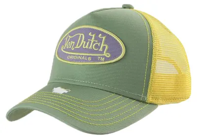 Produktbild von Von Dutch Originals Trucker Cap Boston green/yellow