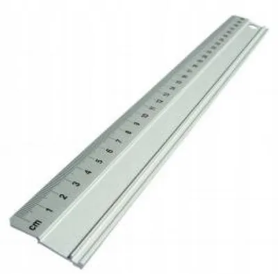 Produktbild von Aluminium Lineal 30 cm für Mathematik