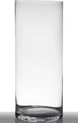 Produktbild von INNA-Glas Bodenvase Glas Sansa, Zylinder - rund, klar, 60cm, Ø 25cm - Hohe Vase - Glasvase