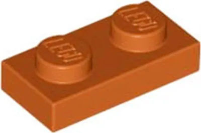 Produktbild von 1 Stück LEGO, Teil Nr. 3023 in Dunkelorange (Dark Orange)