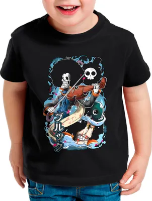 Produktbild von style3 Brook Kinder T-Shirt anime manga luffy cosplay