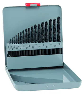 Productafbeelding van Spiraalboor set, 19-delig, Ø 1-10,5 x 0,5 mm, voor precisiewerkzaamheden