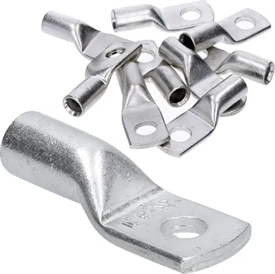 Produktbild von 10 Stück Kalitec HR25-6 Handelsübliche Rohrkabelschuhe 25mm² M6 I ohne Sichtloch I  Germany