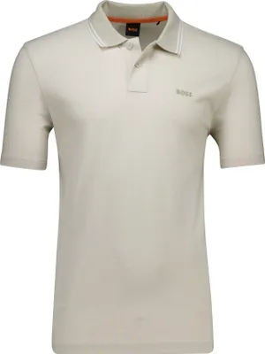 Produktbild von Hugo Boss Orange PeoxfordNew Polo Creme Piqué Kurzarm