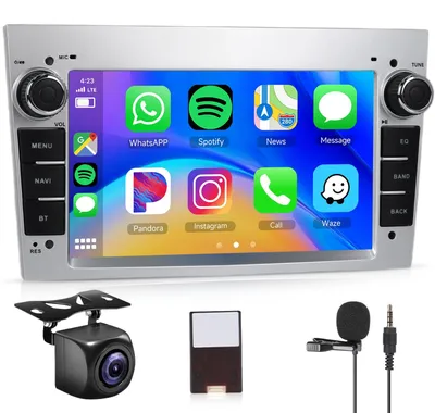 Produktbild von 【2+64G】 Autoradio für Astra, Meriva, Zafira (2003-2011), Android-Autoradio, 7-Zoll-Touchscreen mit Android Auto/WLAN/GPS/RDS/FM/Bluetooth/USB + Rückfahrkamera