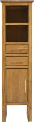 Produktbild von Teako Design Badschrank Livia Teakholz massiv 35x35x180 cm