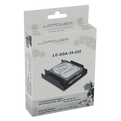 Produktbild von Adapter 2x2.5->3.5 Montagekit LC-Power