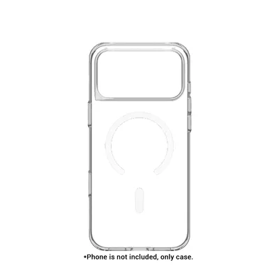 Zdjęcie produktu dla Etui Rhinoshield Clear Case Magsafe do iPhone'a 17 Pro – z przyciskiem sterowania aparatem i ochroną przed żółknięciem, przezroczyste