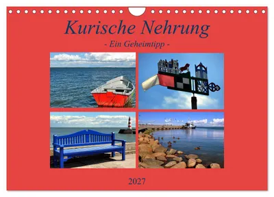 Produktbild von Kalender 2027 · US-Version · Kurische Nehrung – ein Geheimtipp (Wandkalender 2027 12" × 8" Querformat), CALVENDO 12-Monats-Wandkalender