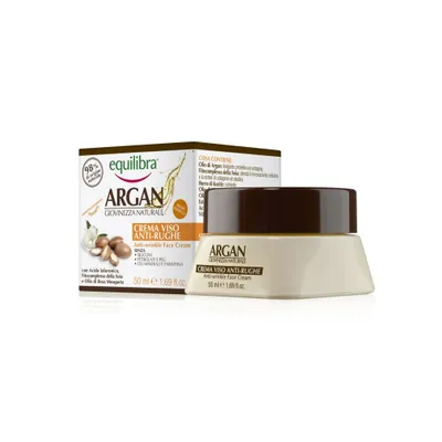 Obrázok produktu pre Kozmetický krém proti vráskam s arganovým olejom Equilibra, 50 ml